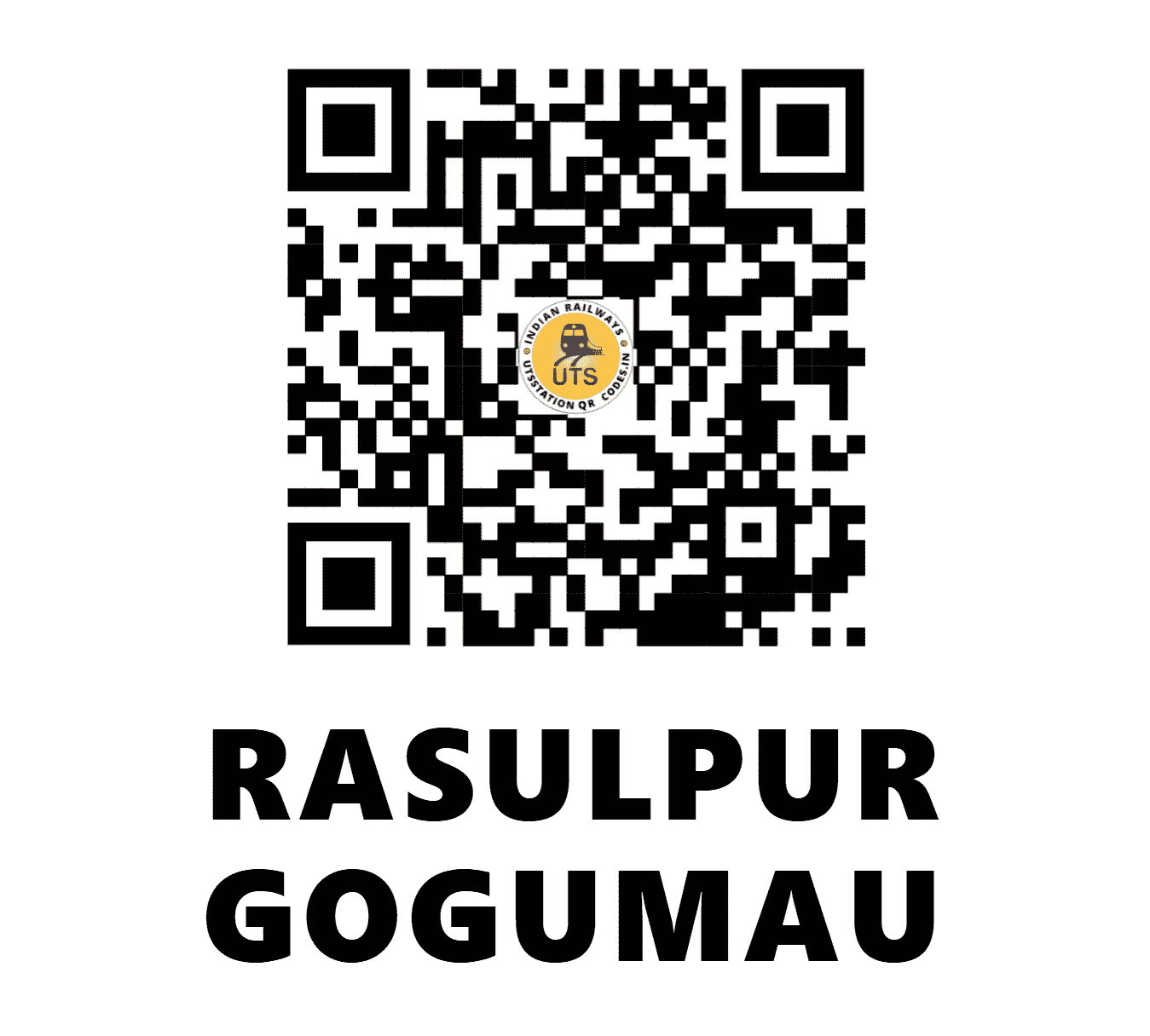 UTS QR Code for RASULPUR GOGUMAU - RPGU - NC (UTTAR PRADESH)